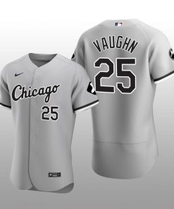White Sox Andrew Vaughn MR Patch 2021 Authentic Jersey Gray