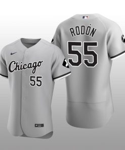 White Sox Carlos Rodon MR Patch 2021 Authentic Jersey Gray