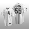 White Sox Carlos Rodon MR Patch Replica White Black Jersey