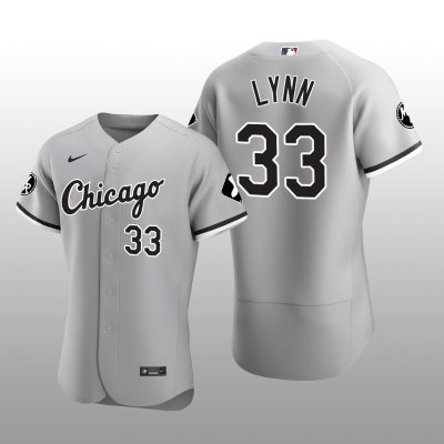 White Sox Lance Lynn MR Patch Authentic Jersey Gray