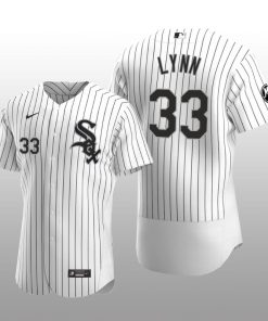 White Sox Lance Lynn MR Patch Authentic Home Jersey White Black