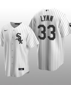 White Sox Lance Lynn MR Patch Replica White Black Jersey