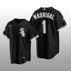 White Sox MR Patch Nick Madrigal Replica Black Alternate Jersey