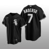 White Sox MR Patch Tim Anderson Replica Black Alternate Jersey