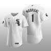 White Sox Nick Madrigal MR Patch Authentic Home Jersey White Black