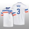 White V-Neck Men's Tomas Nido Cooperstown Collection Mets Jersey
