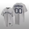 Yankees Custom 2021 Field of Dreams Replica Gray Jersey