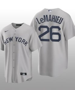 Yankees D.J. LeMahieu 2021 Field of Dreams Replica Gray Jersey