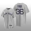 Yankees Mike Ford 2021 Field of Dreams Replica Gray Jersey