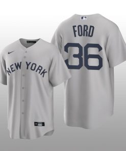 Yankees Mike Ford 2021 Field of Dreams Replica Gray Jersey