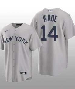 Yankees Tyler Wade 2021 Field of Dreams Replica Gray Jersey