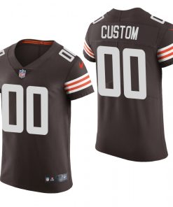 Cleveland Browns Custom Nike Men's Brwon Team Color Men's Stitched NFL 2020 Vapor Untouchable Elite Jersey