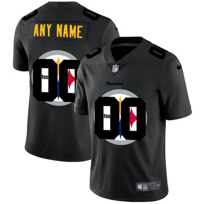 NFL Carolina Panthers Custom Black Men's Mitchell & Nell Big Face Fashion Limited NFL Jersey