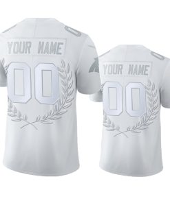 Carolina Panthers Custom Men''s Nike Platinum NFL MVP Limited Edition Jersey