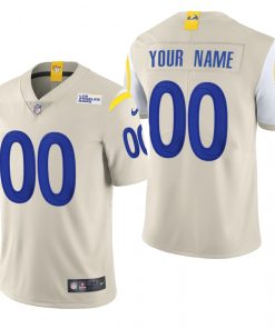 Los Angeles Rams Custom Men's Nike Bone 2020 Vapor Untouchable Limited NFL Jersey