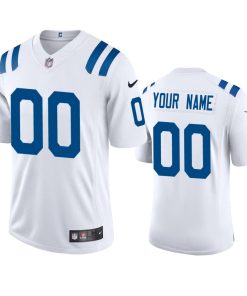 Indianapolis Colts Custom Men's Nike White 2020 Vapor Limited Jersey