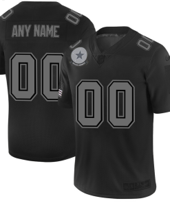 Dallas Cowboys Custom Men's Nike Black 2019 Salute to Service Limited Stitched NFL Jersey
