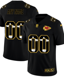 Kansas City Chiefs Custom Men's Nike Carbon Black Vapor Cristo Redentor Limited NFL Jersey