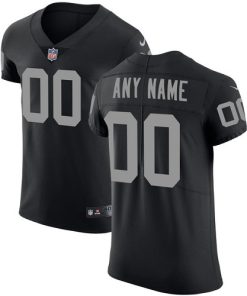 Nike Las Vegas Raiders Customized Black Team Color Stitched Vapor Untouchable Elite Men's NFL Jersey