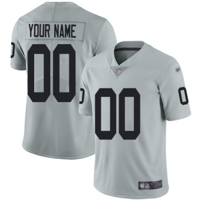 Las Vegas Raiders Custom Nike White Team Logo Vapor Limited NFL Jersey