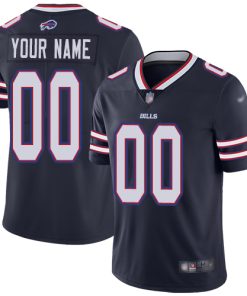 Nike Buffalo Bills Customized Navy Men's Stitched NFL Limited Inverted Legend Jersey