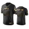 Redskins Custom Men's Stitched NFL Vapor Untouchable Limited Black Golden Jersey