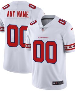 Arizona Cardinals Custom Nike White Team Logo Vapor Limited NFL Jersey