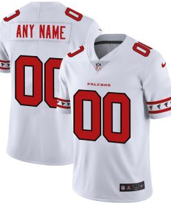 Atlanta Falcons Custom Nike White Team Logo Vapor Limited NFL Jersey