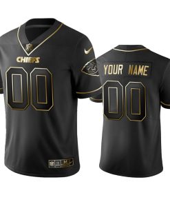 Nike Chiefs Custom_chiefs Black Golden Limited Edition Stitched NFL Jersey