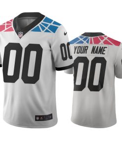 Carolina Panthers Custom White Vapor Limited City Edition NFL Jersey