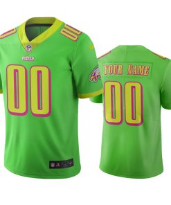 Philadelphia Eagles Custom Green Vapor Limited City Edition NFL Jersey