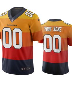Arizona Cardinals Custom Sunset Orange Vapor Limited City Edition NFL Jersey