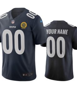New York Giants Custom Navy Vapor Limited City Edition NFL Jersey