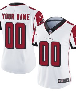 Nike Atlanta Falcons Customized White Stitched Vapor Untouchable Limited Women's NFL Jersey