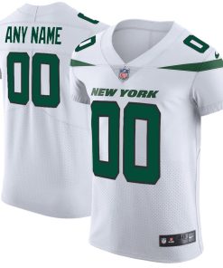 Nike New York Jets Customized Spotlight White Stitched Vapor Untouchable Elite Men's NFL Jersey