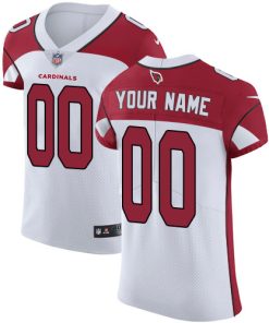 Nike Arizona Cardinals Customized White Stitched Vapor Untouchable Elite Men's NFL Jersey