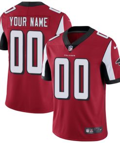 Nike Atlanta Falcons Customized Red Team Color Stitched Vapor Untouchable Limited Youth NFL Jersey