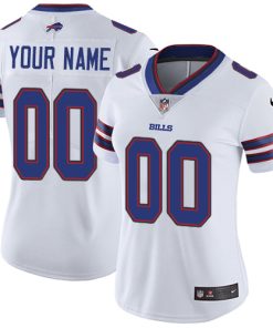 Nike Buffalo Bills Customized White Stitched Vapor Untouchable Limited Women's NFL Jersey