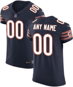 Nike Chicago Bears Customized Navy Blue Team Color Stitched Vapor Untouchable Elite Men's NFL Jersey