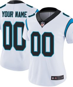 Nike Carolina Panthers Customized White Stitched Vapor Untouchable Limited Women's NFL Jersey