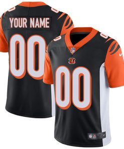 Nike Cincinnati Bengals Customized Black Team Color Stitched Vapor Untouchable Limited Men's NFL Jersey