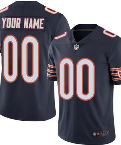 Nike Chicago Bears Customized Navy Blue Team Color Stitched Vapor Untouchable Limited Youth NFL Jersey