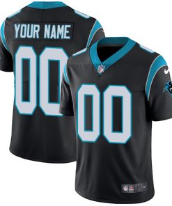 Nike Carolina Panthers Customized Black Team Color Stitched Vapor Untouchable Limited Men's NFL Jersey