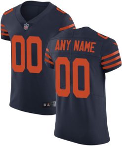 Nike Chicago Bears Customized Navy Blue Alternate Stitched Vapor Untouchable Elite Men's NFL Jersey