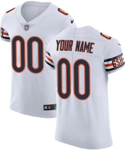 Nike Chicago Bears Customized White Stitched Vapor Untouchable Elite Men's NFL Jersey