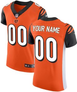 Nike Cincinnati Bengals Customized Orange Alternate Stitched Vapor Untouchable Elite Men's NFL Jersey