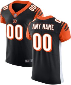 Nike Cincinnati Bengals Customized Black Team Color Stitched Vapor Untouchable Elite Men's NFL Jersey