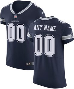 Nike Dallas Cowboys Customized Navy Blue Team Color Stitched Vapor Untouchable Elite Men's NFL Jersey