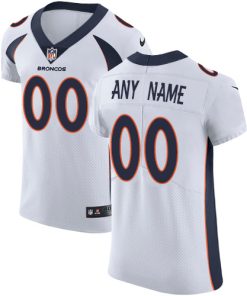 Nike Denver Broncos Customized White Stitched Vapor Untouchable Elite Men's NFL Jersey
