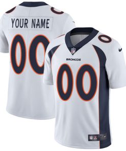 Nike Denver Broncos Customized White Stitched Vapor Untouchable Limited Men's NFL Jersey
